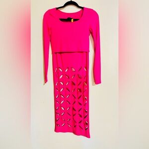 Stretchy skirt suit small